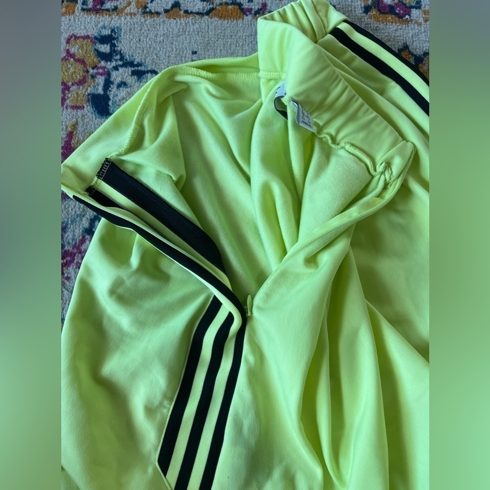 ADIDAS Originals 3-Stripes Logo Trefoil Skirt Yellow - Picture 4 of 5